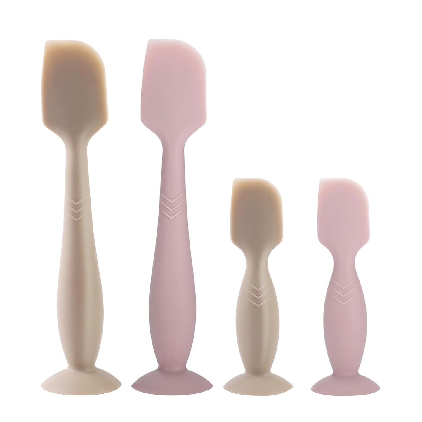 Diaper Cream Spatula, 2 Pack Butt Spatula Baby, Silicone Diaper Cream Applicator, Full-Size and Mini Butt Paste Spatula for Babies, Newborn Baby Necessities (Pink)