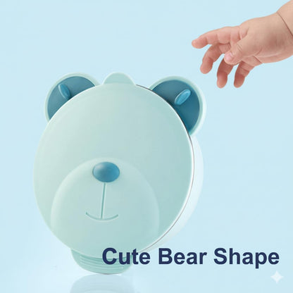 I love D&M Baby Toddler Food-Grade 316 Stainless Steel Bowl with Insulated Lid Strong Suction Leak-Resistant BPA Free Easy to clean (no utensil, Placid Blue)