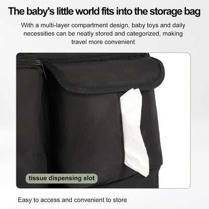 Baby Stroller Storage Backpack, Compatible with YOYO Strollers, Fits Strollers Sized 18.50x17.72x10.63 Inches, Great for Daily Outings and Air Travel