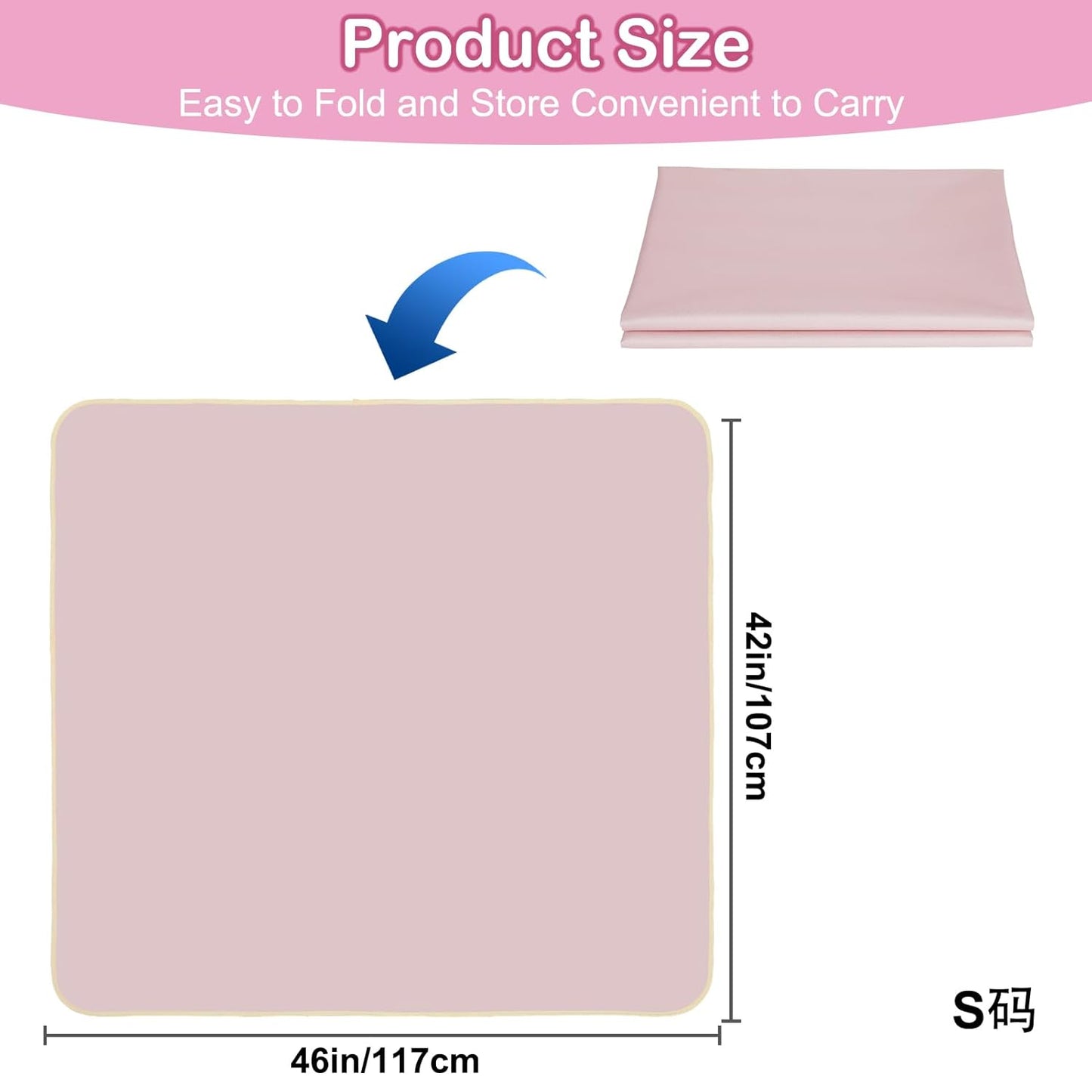 Basumee Splat Mat High Chair Mat Waterproof Baby Play Splat Mat for Under High Chair Food Catcher Highchair Mat for Floor Non Slip Bottom, Pink Rainbow, 46x42 Inches