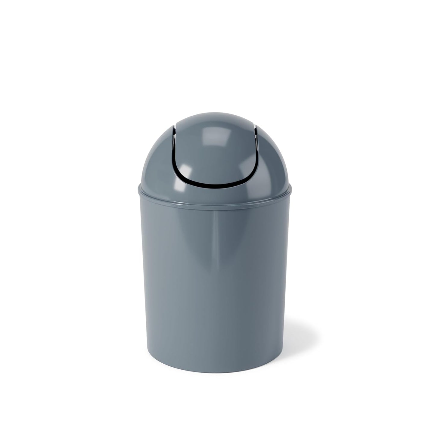 Umbra 1.25 Gallon Mini Waste Can with Removable Swing-Top Lid - Small Garbage Bin for Kitchen, Bathroom, Bedroom, Office - Compact Trash Can Fit Under Tables & Counters - Yellow