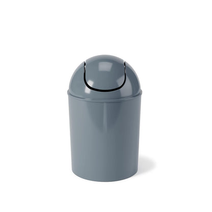 Umbra 1.25 Gallon Mini Waste Can with Removable Swing-Top Lid - Small Garbage Bin for Kitchen, Bathroom, Bedroom, Office - Compact Trash Can Fit Under Tables & Counters - Yellow