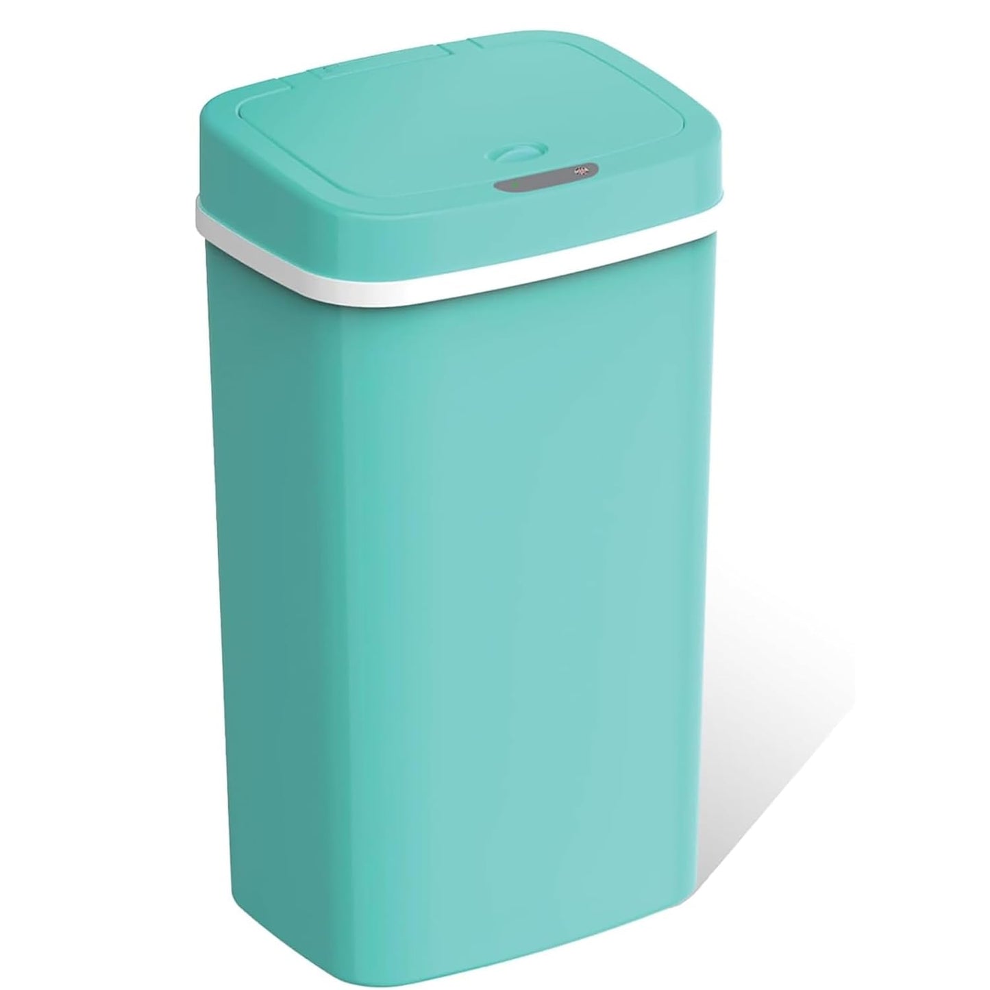 Smart Odor-Resistant Diaper Pail Trash Can with Motion Sensor Lid, Double Seal Odor Control, Removable Inner Shield, Battery Operated Bin,Quiet Auto Open Close,Home Hygiene Organizer (Blue)