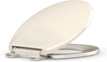 Toilet Seat Round,Toilet Seat with Toddler Seat Built in, Potty Training Toilet Seat Round Fits Both Adult and Child, with Soft Close,Easy Install and Clean - White, Round