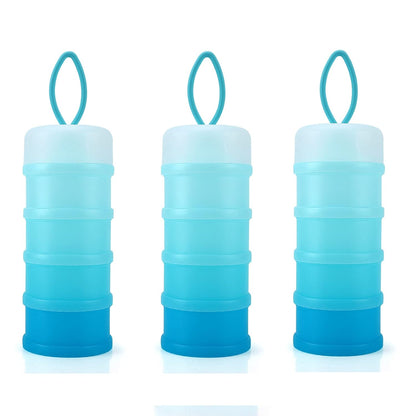Accmor Baby Formula Dispenser On The Go, Stackable Formula Dispenser Formula Container to Go, Non-Spill Portable Milk Powder Kids Snack Storage Container, BPA Free