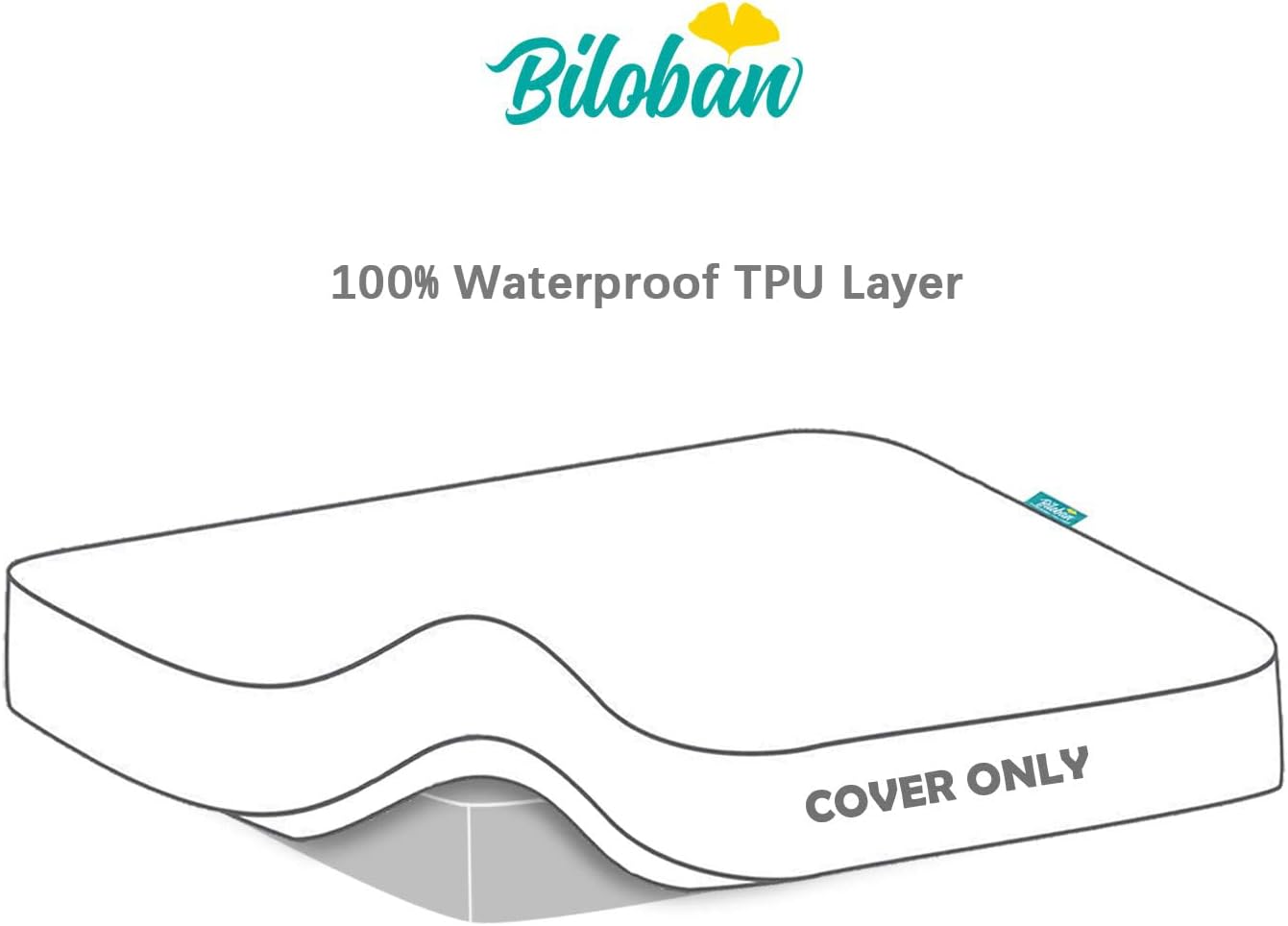 Bassinet Mattress Pad Cover for BCOL and bonbay Baby Bassinet Bedside Sleeper, 2 Pack, Waterproof Quilted Ultra Soft Surface