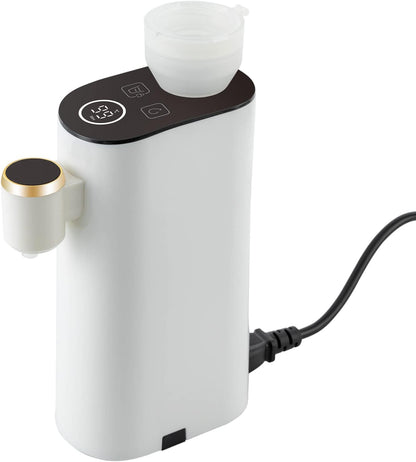 1500W Instant Hot Water Dispenser, Bottle Warmer Formula Dispenser 5 Temperatures Choices Mineral/Bottled Water Dispenser Portable Water Warmer Dispenser for Travel, Hotel