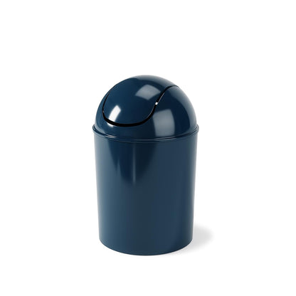 Umbra 1.25 Gallon Mini Waste Can with Removable Swing-Top Lid - Small Garbage Bin for Kitchen, Bathroom, Bedroom, Office - Compact Trash Can Fit Under Tables & Counters - Yellow