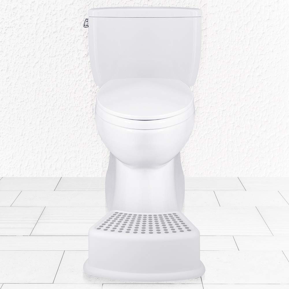 Step Stool for Kids (2 Pack), Toddlers Stool for Potty Training, Bathroom, Kitchen, Bedroom, Toy Room and Living Room. Toilet Stools with Soft Anti-Slip Grips for Safety, Stackable (Grey)