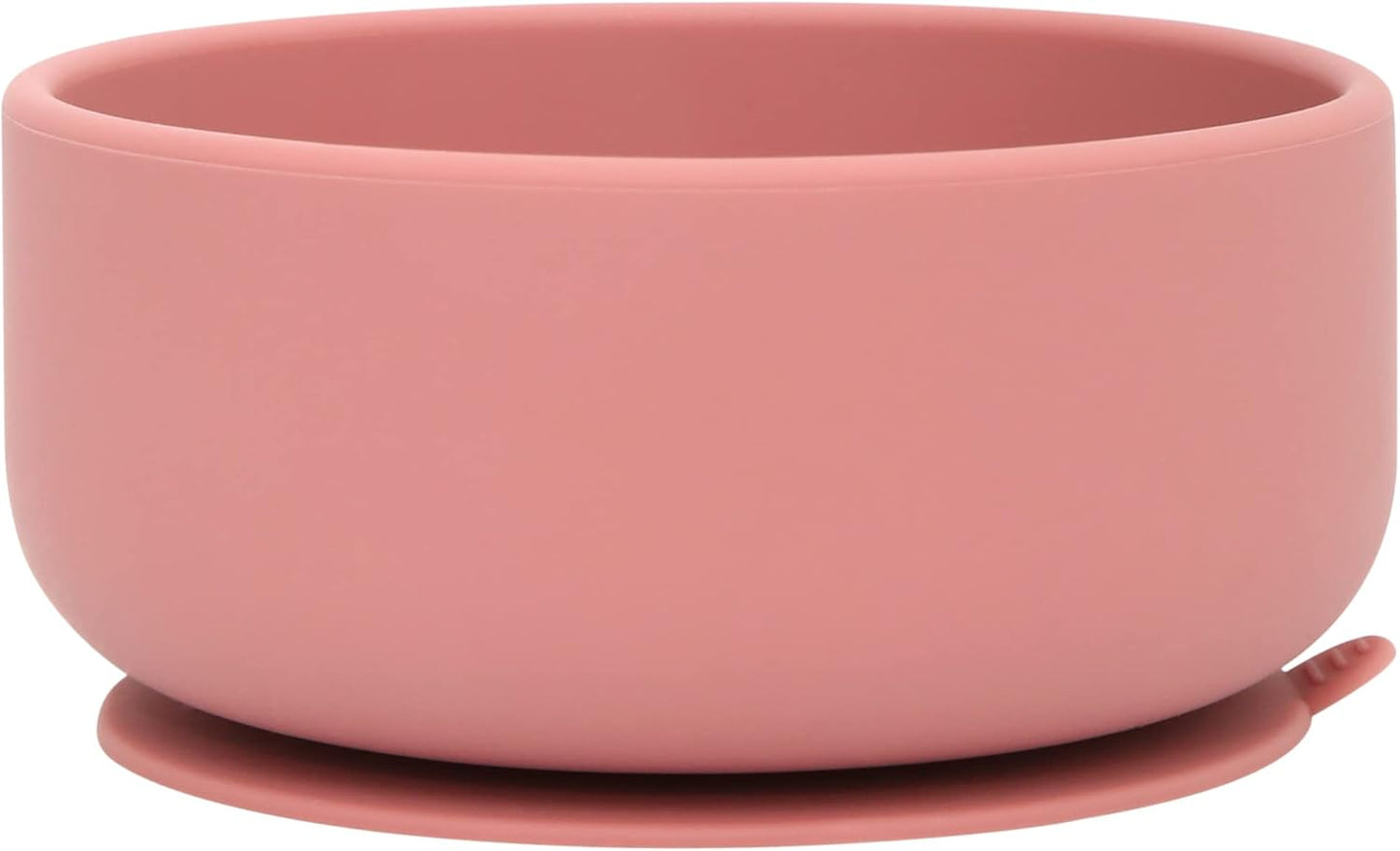 dollop Silicone Suction Bowl | BPA Free | Dishwasher & Microwave Safe (Slate Blue)