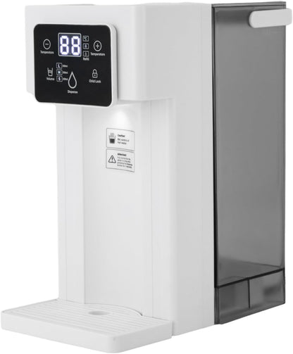 Instant Hot Water Dispenser 2000W Electric Kettles Countertop Water Filter Baby Bottle Warmer Formula Dispenser w/Safety Lock Adjustable Temperatures & 3 Water Outputs for Home Office