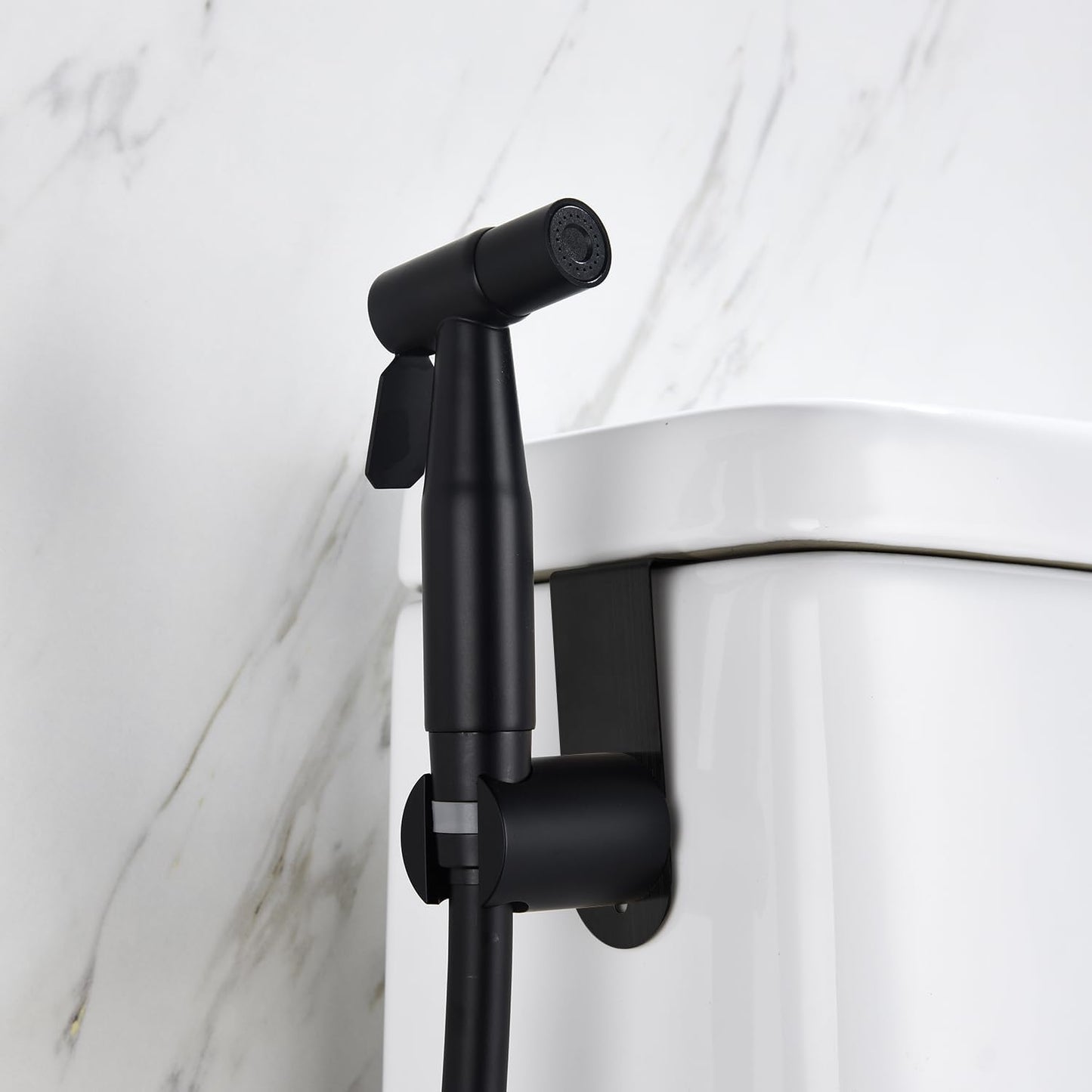 Matte Black Handheld Bidet Sprayer for Toilet & Cloth Diaper Cleansing