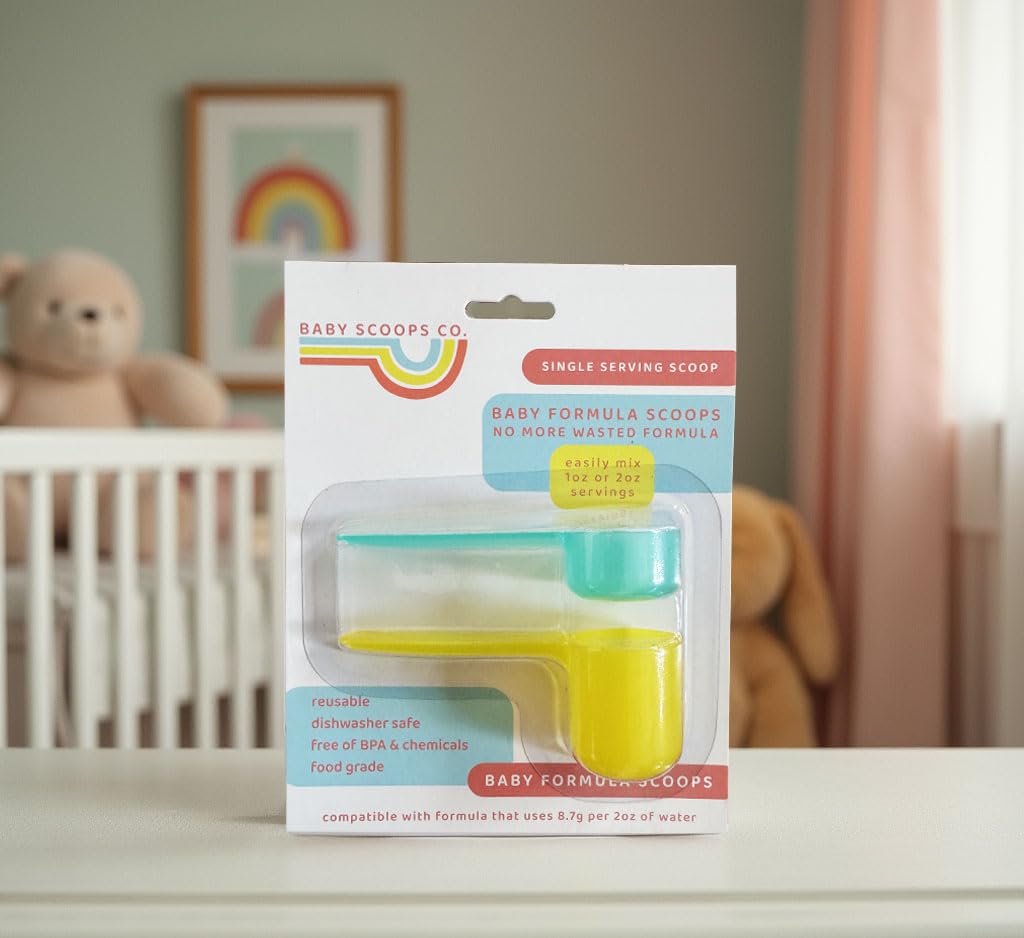 Infant Formula Measuring Scoop — Precise 1oz & 2oz Single-Serving for Newborns & Infants, BPA-Free Design