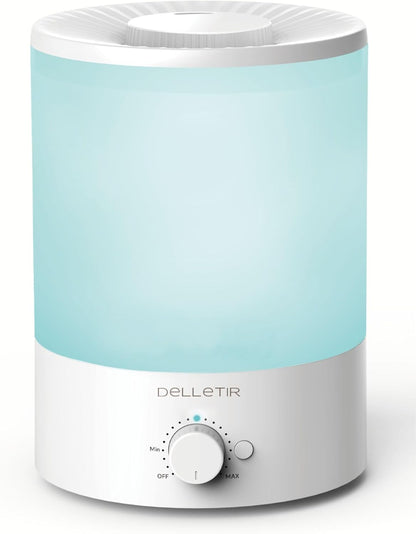 Cool Mist Humidifiers for Babies, Bedroom, Nursery, Home and Office | Super Quiet Ultrasonic Vaporizer, Large Top-Refill 3.5L, Essential Oil Diffuser, Auto Off, Easy Clean