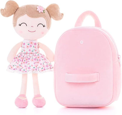 Gloveleya Kids Backpacks Girls Backpack Plush Bags Diaper Bag Printed Sunflower Backpack