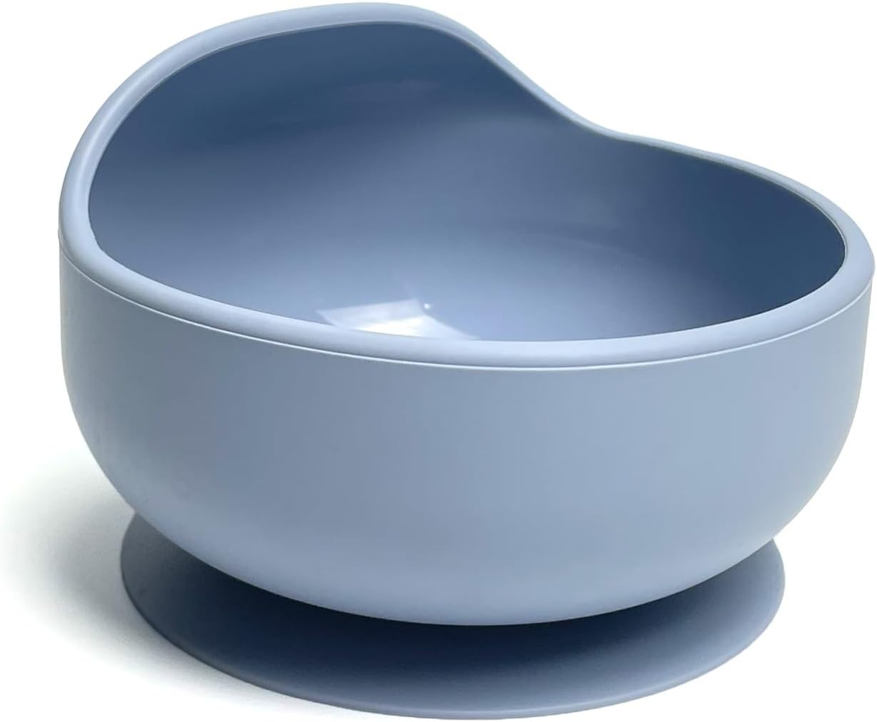 Silicone Suction Baby Bowls, Stay Put Spill Proof Bowls For Toddlers, Food-Grade Soft Flexible Silicone Food Bowl, Perfectly Sized Baby Food Containers, Baby Bowls (Sky blue)