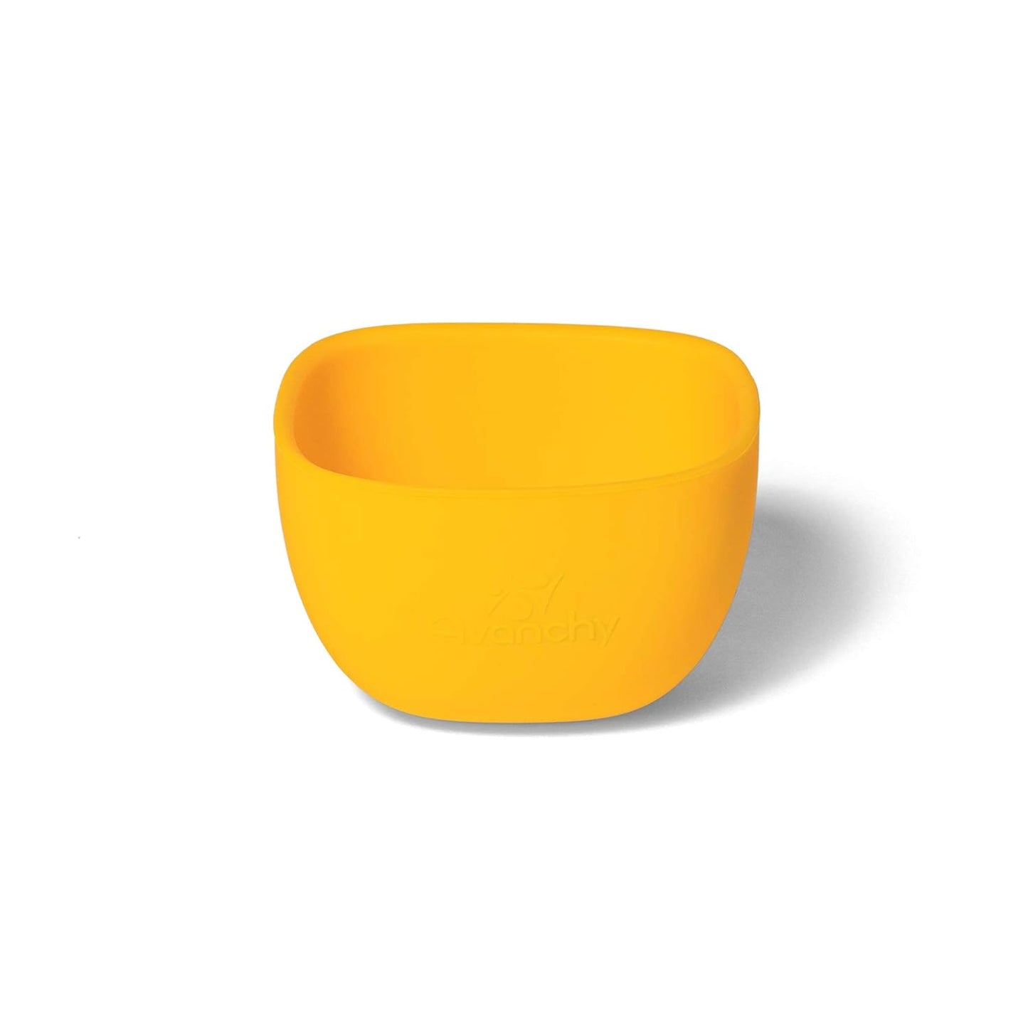 Avanchy Baby Bowls Silicone MINI Prep Bowl Set for Babies Kids Toddler for Feeding Food 4 oz, White