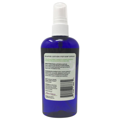 All Natural Diaper Rash Guard for Your Baby's Bottom - Healing and Soothing 2-in-1 Herbal Cleanser and Lotion - Moisturizes and Protects (4 Ounce Spray)