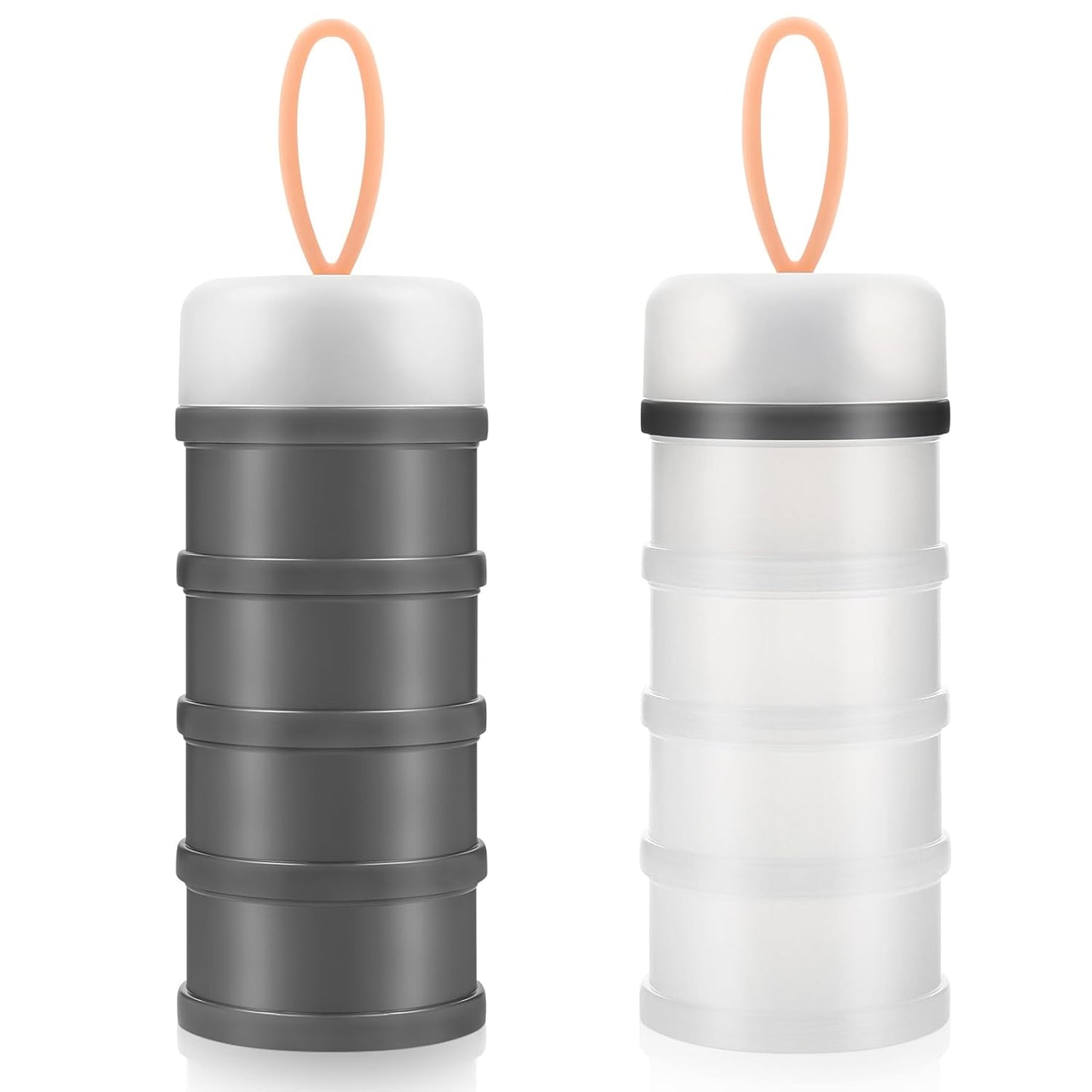 Accmor Baby Formula Dispenser On The Go, Stackable Formula Dispenser Formula Container to Go, Non-Spill Portable Milk Powder Kids Snack Storage Container, BPA Free