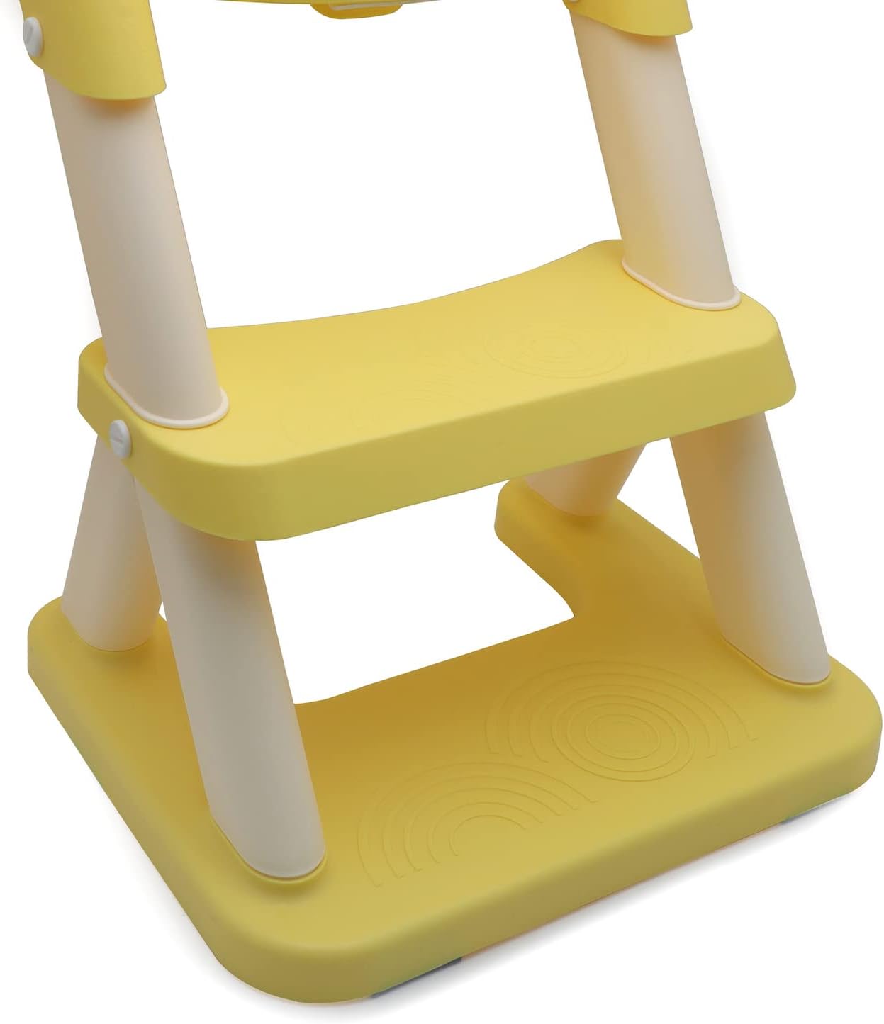 HTTMT- Giraffe Potty Training Toilet Ladder Seat With Upgraded Cushion Step Stool Ladder Toilet Chair/Toilet Trainer for Baby Toddler Kids Children In Pink [P/N: ET-BABY001-PINK STEP]