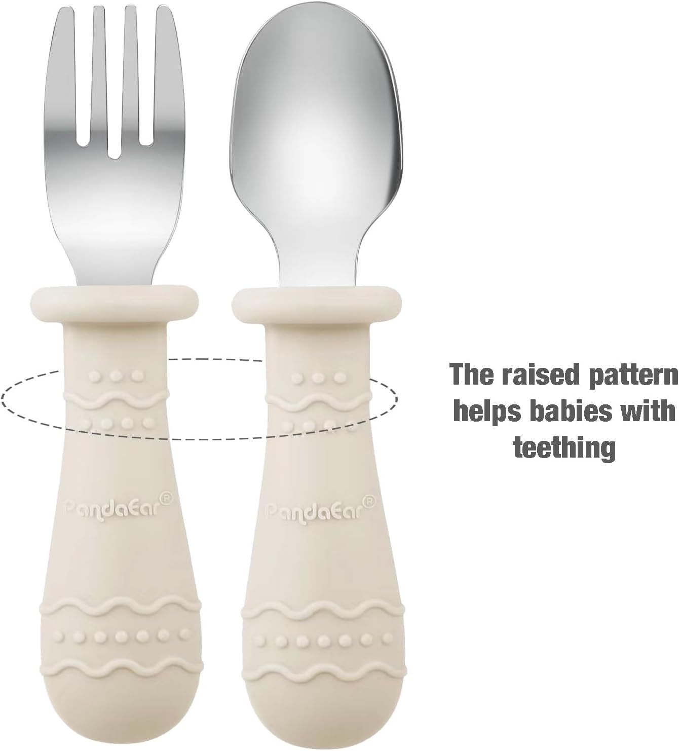 PandaEar 9-Piece Toddler Plates & Utensils Set, 3-Pack Suction Plates with 3 Spoons & 3 Forks, Silicone Baby Feeding Set