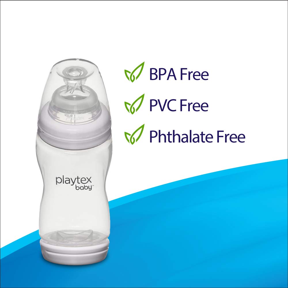 Playtex Baby Ventaire Anti Colic Baby Bottle, BPA Free, 9 Ounce - 3 Count