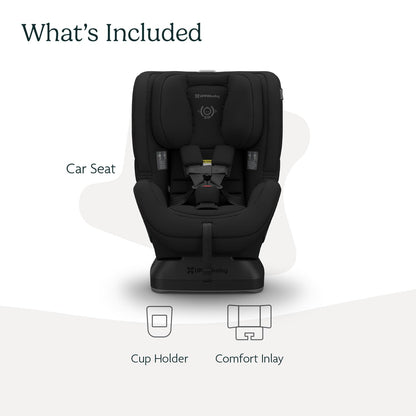 UPPAbaby Rove Convertible Car Seat - 2-in-1 Rear + Forward Facing - Quick + Secure 3-Step Install - Intuitive Safety Technology + Comfort Features - Cup Holder Included - Kavneer (Almond Mélange)