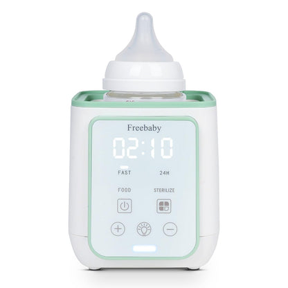 Freebaby Bottle Warmer,Fast Baby Bottle Warmer for Breast Milk & Formula, Accurate Temperature Control,Milk Warmer for All Bottles, Easy to use,24H Keep, Thawing, Sterilizing & Food Heating（Gray）