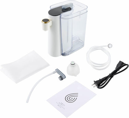 3s Instant Hot Water Dispenser, Baby Bottle Formula Dispenser, Mineral/Bottled Water Dispenser, 5 Temperatures Choices, 1500W Portable Water Warmer for Travel, Hotel (Machine + Water Tank)