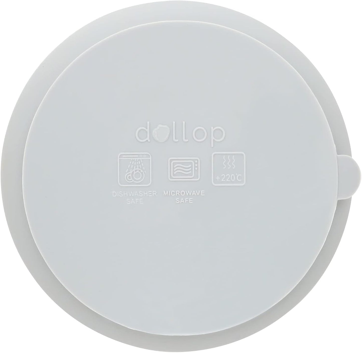 dollop Silicone Suction Bowl | BPA Free | Dishwasher & Microwave Safe (Slate Blue)