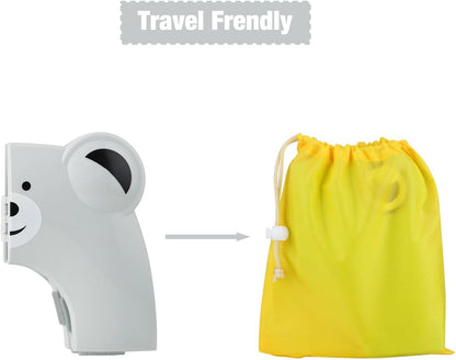PandaEar Toilet Seat Cover | Folding Travel Toilet Seat for Children and Potty Training | Portable Silicone Toilet Seat for Toddlers, Boys & Girls with Non-Slip Silicone Pads -Panda