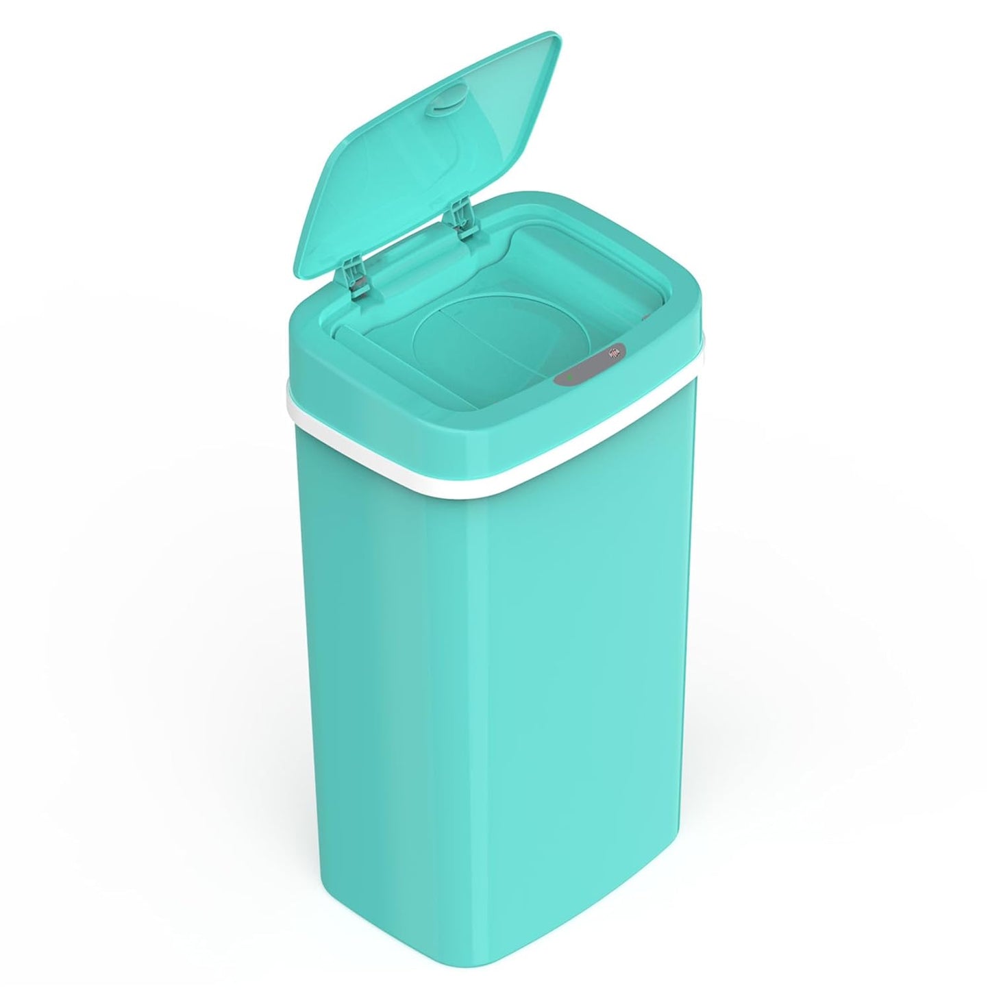 Smart Odor-Resistant Diaper Pail Trash Can with Motion Sensor Lid, Double Seal Odor Control, Removable Inner Shield, Battery Operated Bin,Quiet Auto Open Close,Home Hygiene Organizer (Blue)