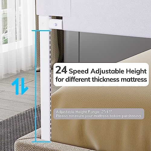 omzer 3-Piece King Size Bed Rail for Toddlers - Toddler Bed Rails with Double Child Lock, Bed Rail for Baby Kids with Pattern, Height Adjustment Guardrail for King Size Bed, 78.7x78.7x74.8”