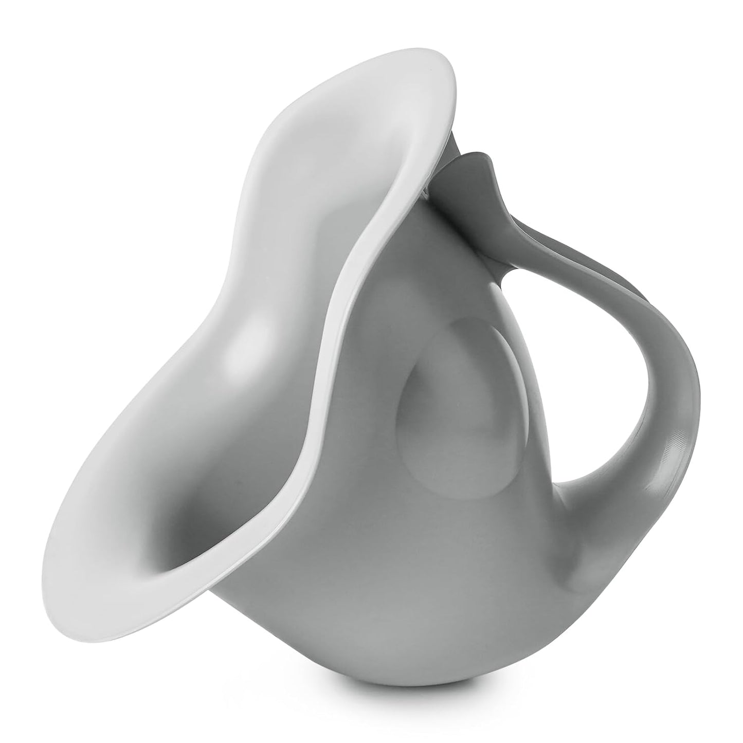 Newborn Baby Potty- the Diaper-Free Solution for Indoor & Outdoor Elimination Communication; Cute Fish Design (Grey)