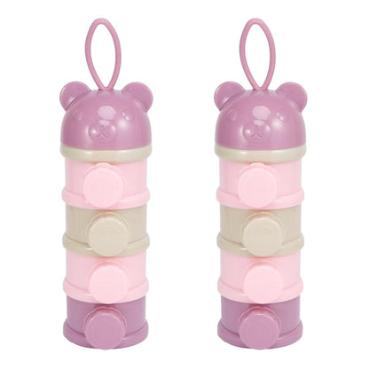 2pcs Baby Formula mam Baby Bottles Baby Formula containers for Travel Formula Dispenser Newborn Milk Powder Dispenser Packaging Container Baby Feeding Tool Milk Powder Box