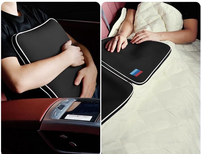 Car Air Conditioner Quilt and Lumbar Cushion Compatible with BMW M 3 5 7 X1 X3 M3 M5 X1 X5 X6, Travel Blanket and Pillow, Multifunctional Pillow Quilt, Car Air Conditioner Quilt Lumbar Cushion