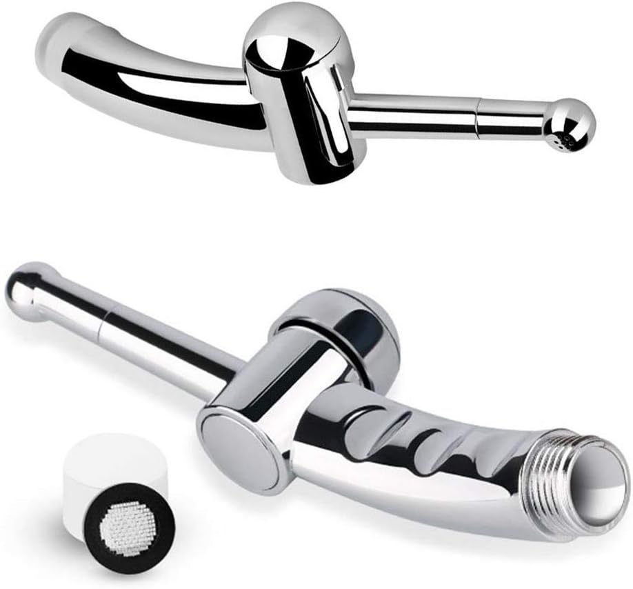 Handheld Bidet Toilet Sprayer, ABS Bathroom Bidet Sprayer Set, Baby Cloth Diaper Sprayer, Bidet Cleaning System Kit (Sliver)