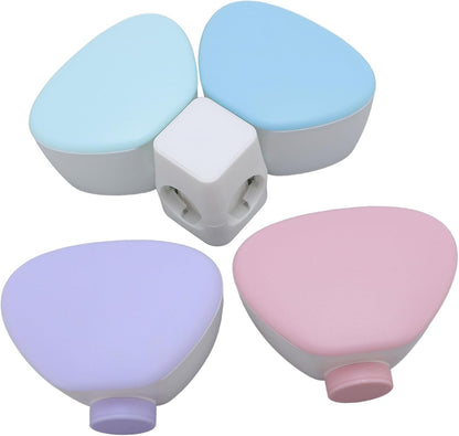Baby Formula Dispenser Portable 4 180ml Compartments Milk Powder Dispenser Container Non Spill Strong Seal Milk Powder Snack Container (Colorful)