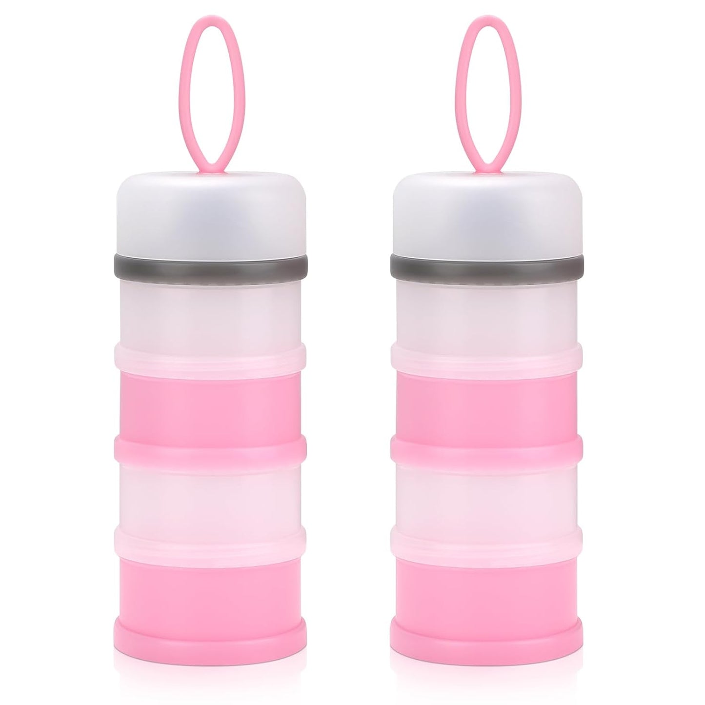 Accmor Baby Formula Dispenser On The Go, Stackable Formula Dispenser Formula Container to Go, Non-Spill Portable Milk Powder Kids Snack Storage Container, BPA Free