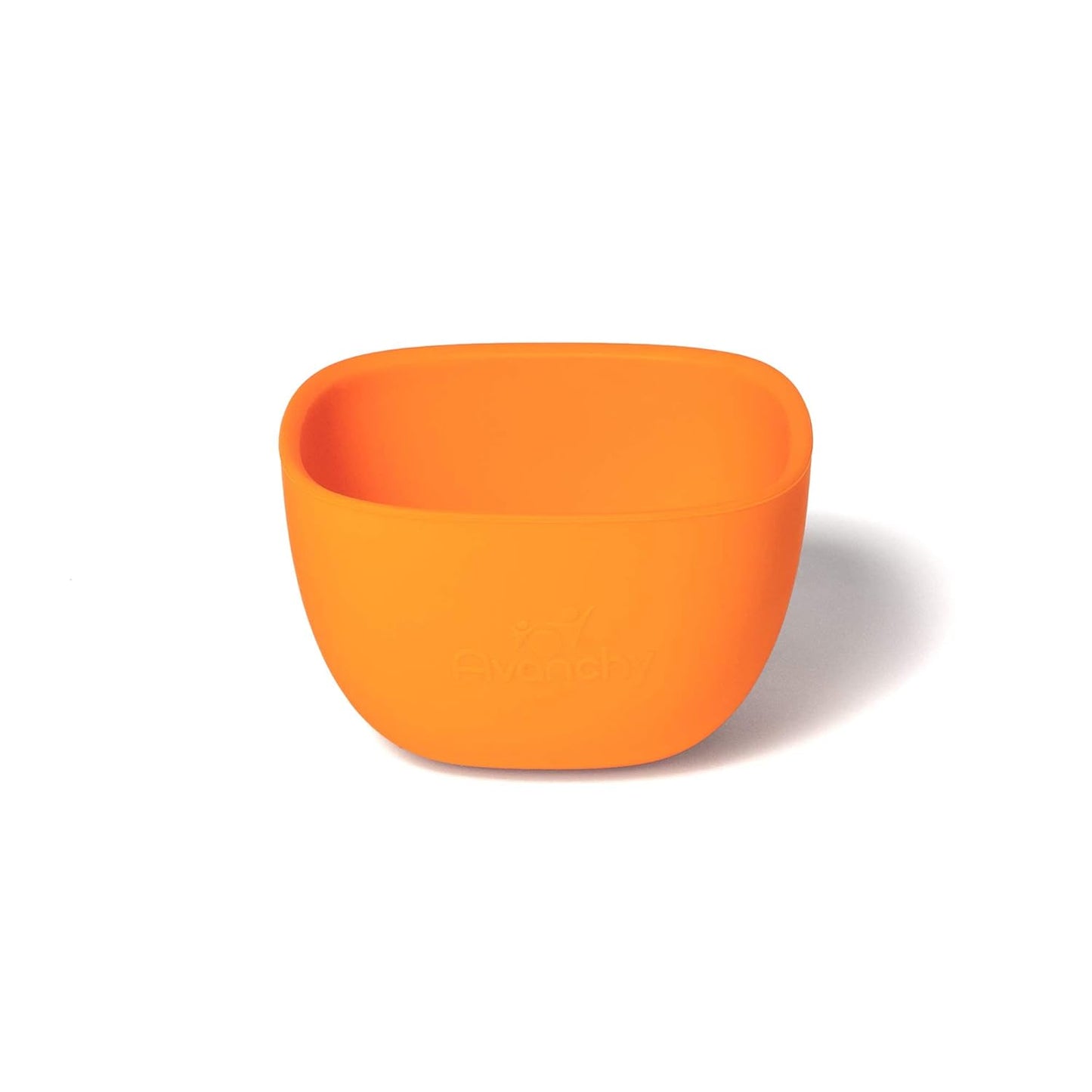 Avanchy Baby Bowls Silicone MINI Prep Bowl Set for Babies Kids Toddler for Feeding Food 4 oz, White