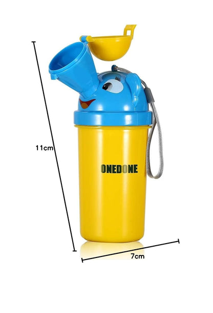 ONEDONE Portable Baby Child Potty Urinal Emergency Toilet for Camping Car Travel and Kid Potty Pee Training (boy)