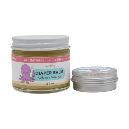 Diaper Balm by Balm Baby – Natural Organic Diaper Rash Cream & Multipurpose Baby Skin Ointment with Organic Calendula, Vegan - Soothing, Healing, Moisturizing – Newborn Cradle Cap