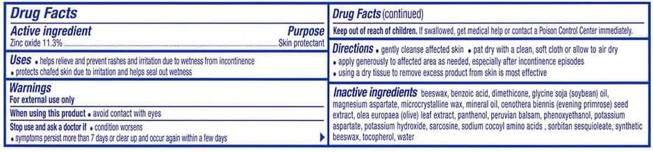 Balmex Adult Care Rash Cream, 12oz, (Pack of 2)