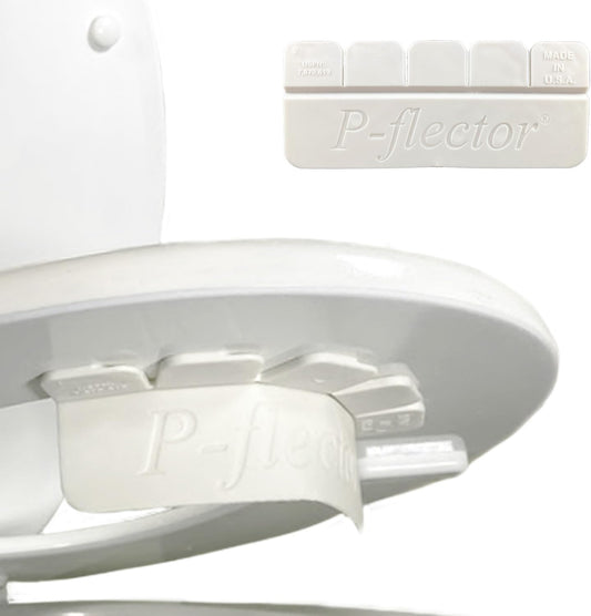 P-flector® Toilet Seat Urine Guard (1-Pack) - Pee Splash Guard for Potty-Training Kids, Adults, Seniors & Special Needs Individuals - Fits Round, Elongated & Curved Toilet Seats