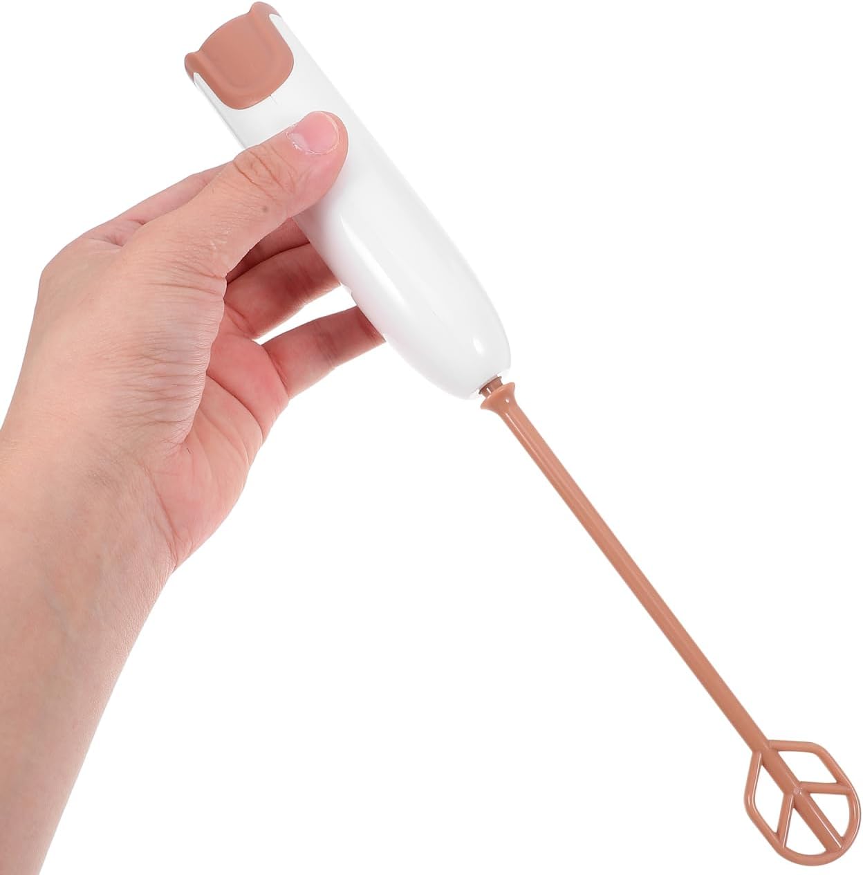 PRETYZOOM Handheld Electric Baby Formula Mixer 10.15In with Detachable Stirring Stick Portable Milk Powder Stirrer Easy to Clean Battery Operated
