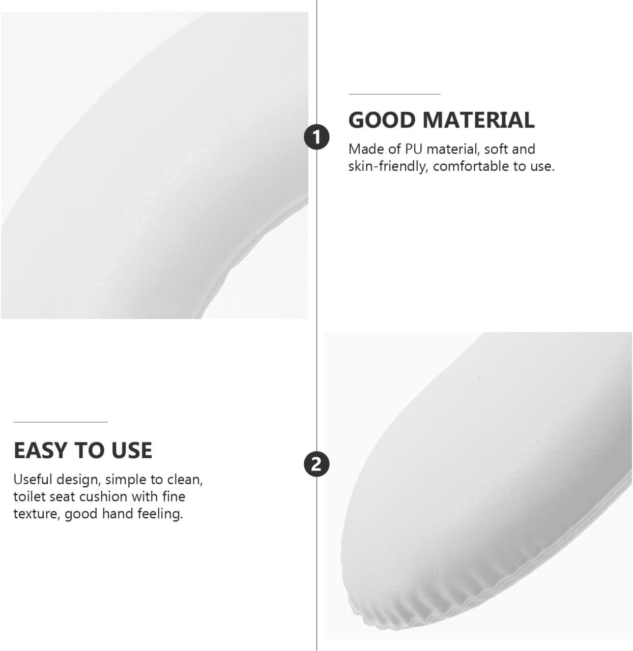 Toilet Seat Soft Cushion for Kids Toddler Potty Training Seat Pad Comfortable Pu Padded Cover Portable Home Travel Use