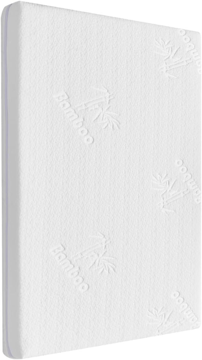 36.5x25 Playard Mattress for Trend: 1.5" Thick Dual Sided Gel Memory Foam Bassinet Mattress Fit for Dream On Me Nest/Zodiak/Zoom Portable, Pamo Babe Deluxe and Baby Trend Playard