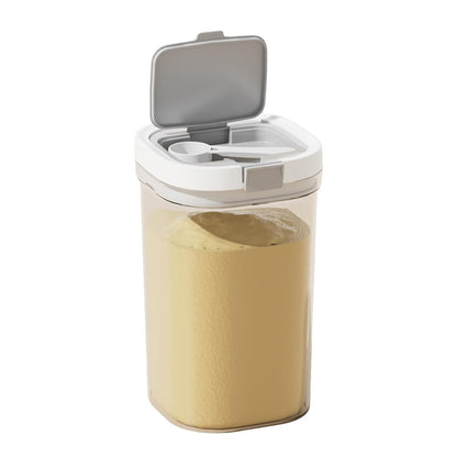 Formula Container to go-800ml Travel Dispenser BPA Free Airtight Container with Spoon and Layered Storage
