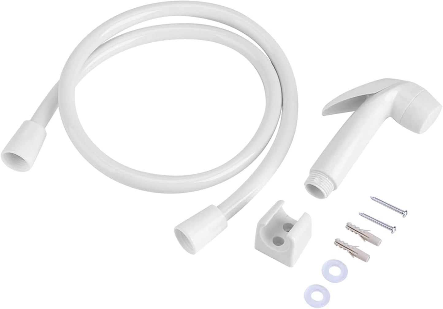 Toilet Bidet, Bathroom Bidet Toilet Wall Mounted Shower 38.2inch Pipe Handheld Bidet Spray Sprayer Sprayer Shattaf Kit, Body Cleaner Tool, for Bathroom Toilet