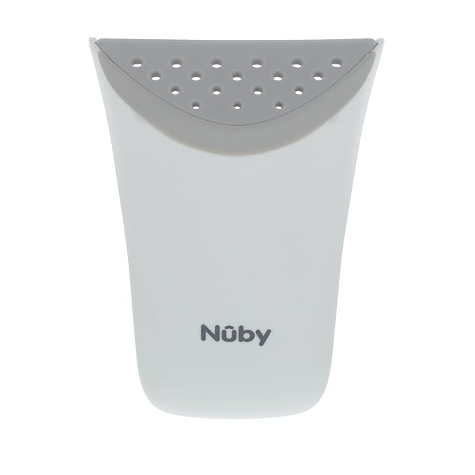 Nuby Waterfall Rinse Pail - Gentle Rinsing Water Scoop for Tear-Free Infant and Toddler Bath Time - 6+ Months - Baby Bath Essentials
